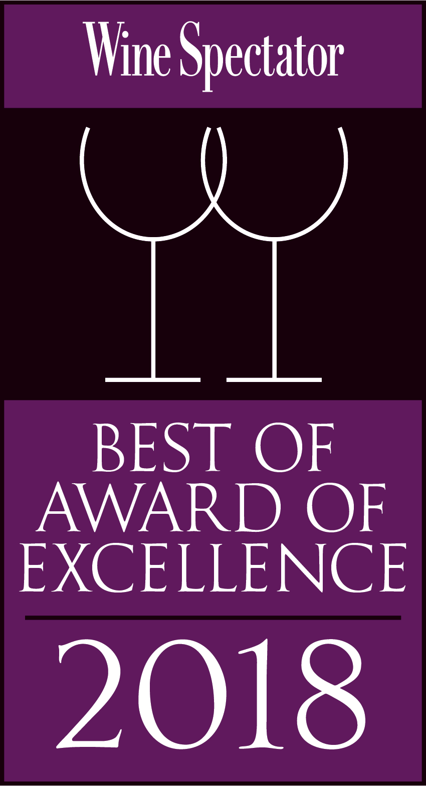 Wine Spectator Best of Award of Excellence